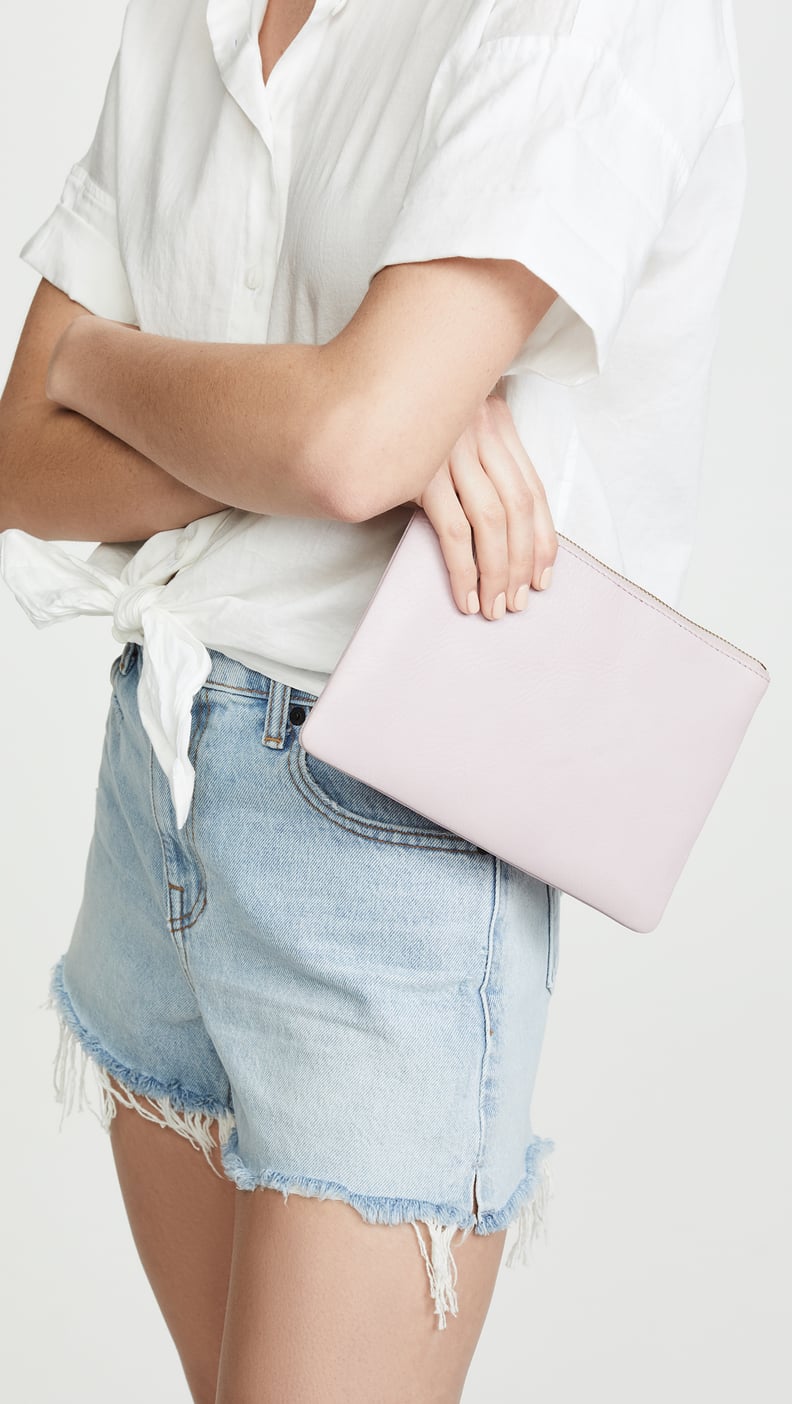 Madewell Leather Pouch Clutch