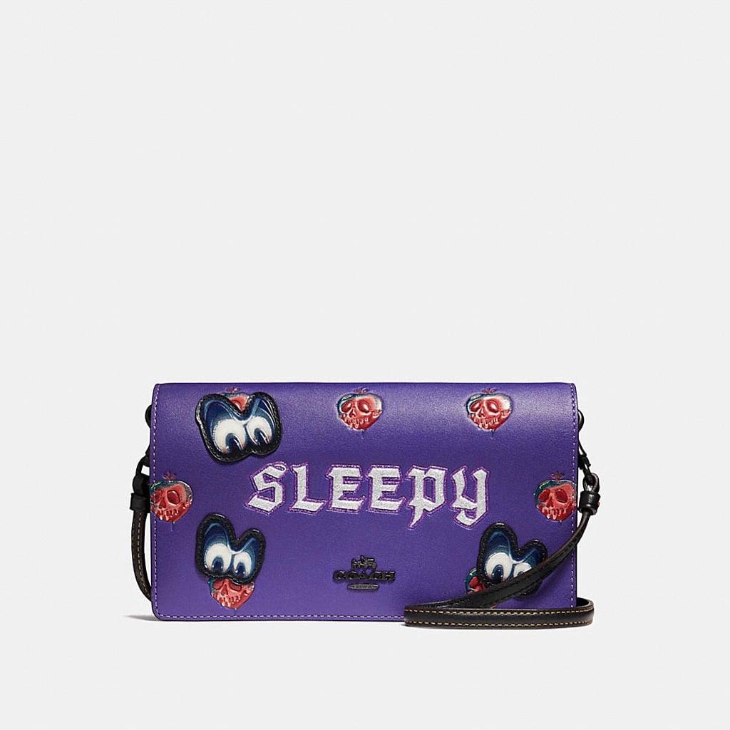Disney x Coach Sleepy Foldover Crossbody Clutch