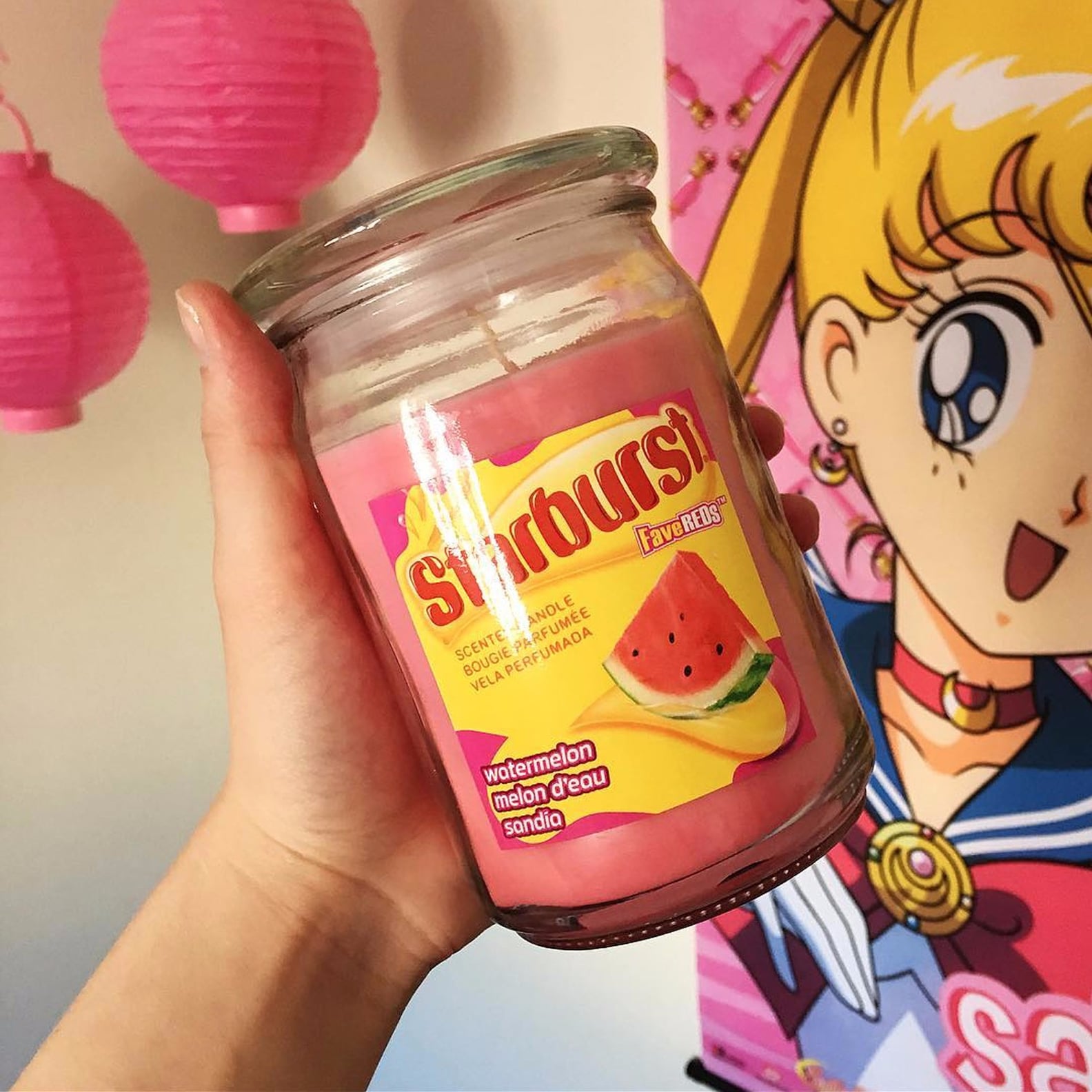 Skittles and Starburst Scented Candles POPSUGAR Home