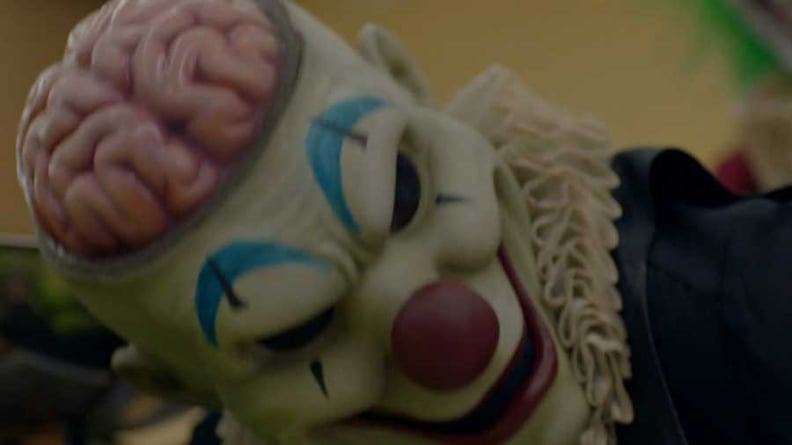 Brainy clown