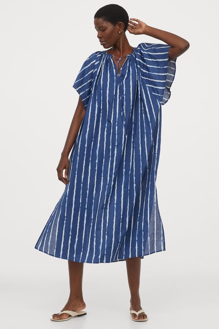 H&M Wide-Cut Cotton Dress | Best New Products From H&M | June 2020 | POPSUGAR Fashion Photo 11