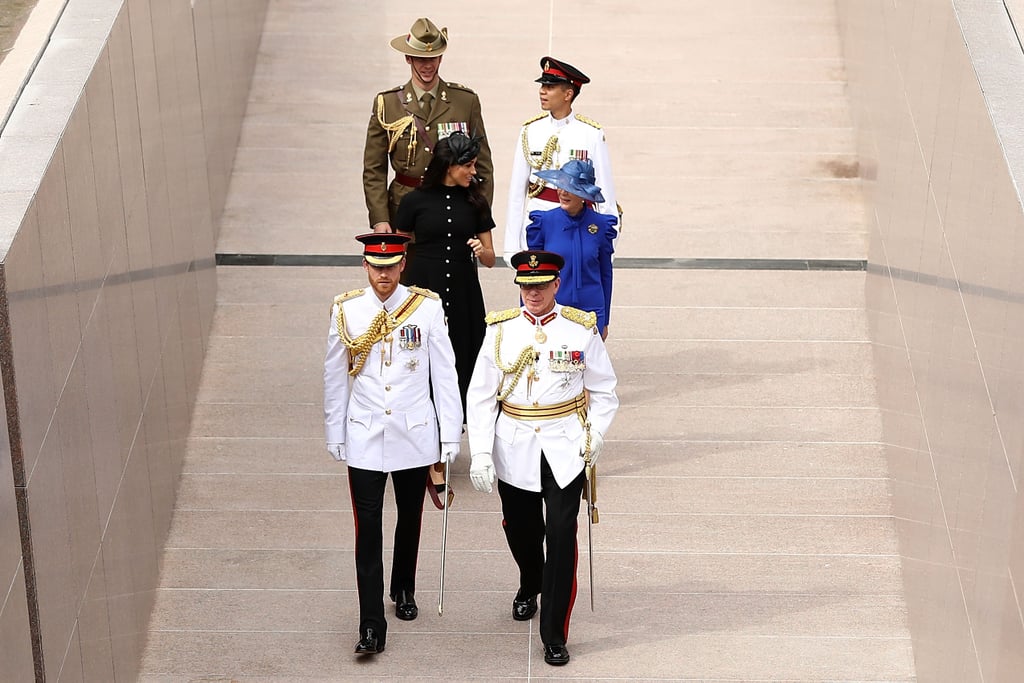 Prince Harry and Meghan Markle at ANZAC Memorial in Sydney