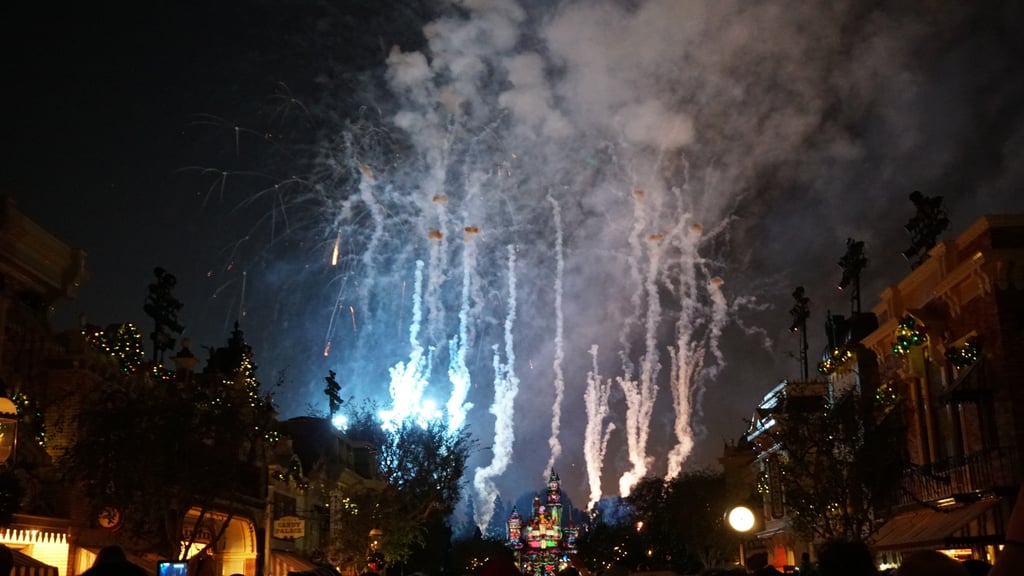 The night ends with the Believe . . . in the Holiday Magic fireworks show.