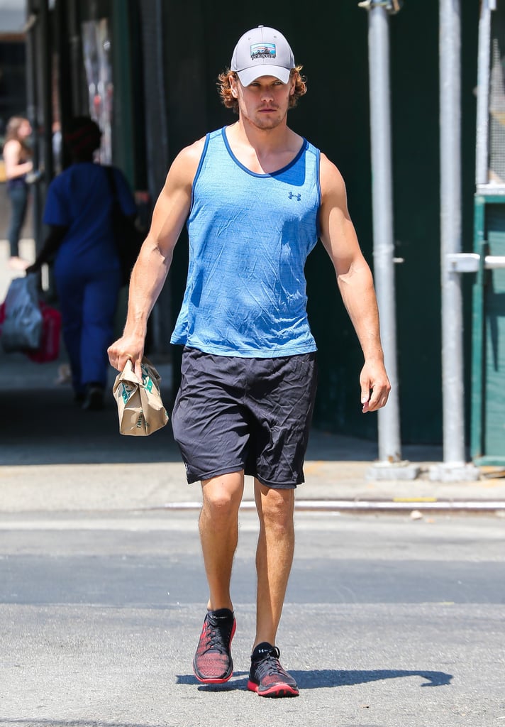 Sam Heughan Out in NYC July 2016