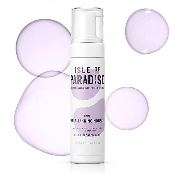 Isle of Paradise Dark Self Tanning Mousse