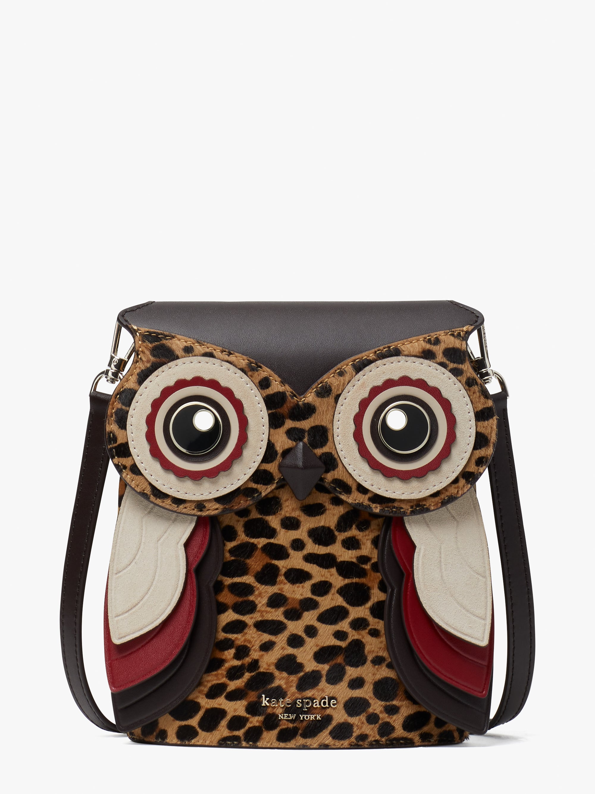 Kate spade owl crossbody deals