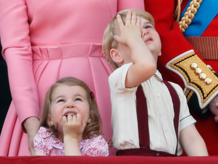 Princess Charlotte and Prince George