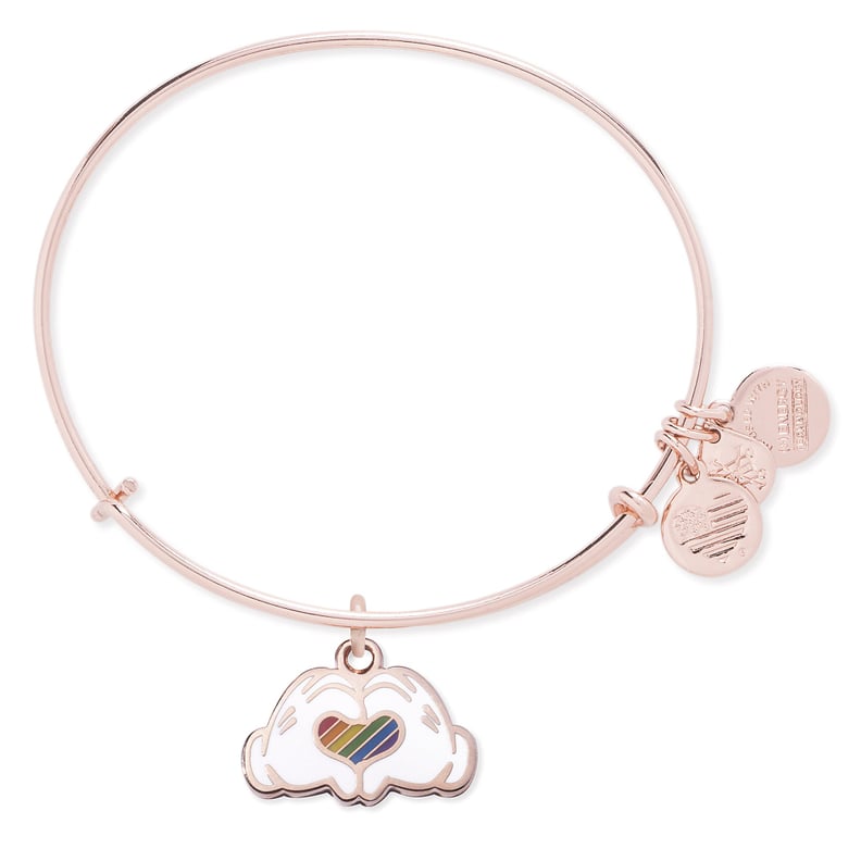 Rainbow Disney Collection Mickey Mouse Heart Bangle by Alex and Ani