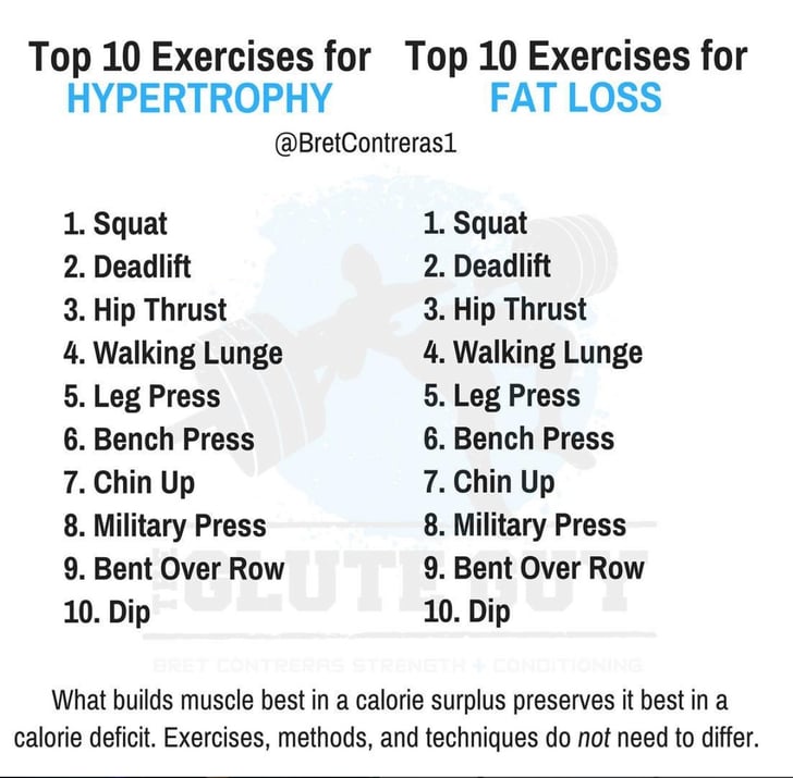 Best Exercises For Fat Loss and Muscle Gain POPSUGAR Fitness