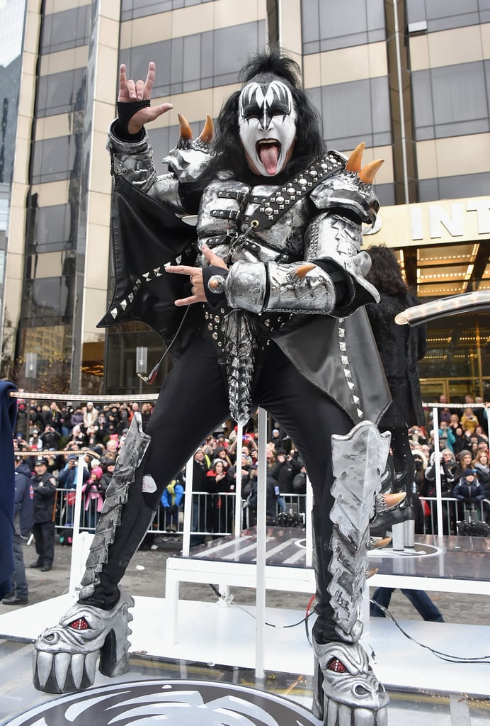 Gene Simmons upped the excitement with his Kiss antics.