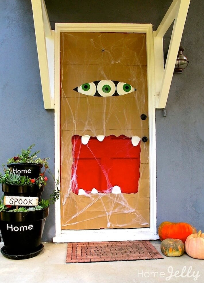 How To Decorate Front Door For Halloween Popsugar Home