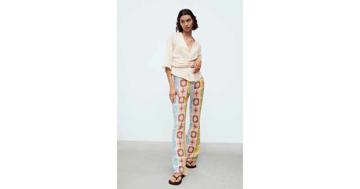 A Linen Top Zara Draped Linen Blend Top Best Work Tops From Zara