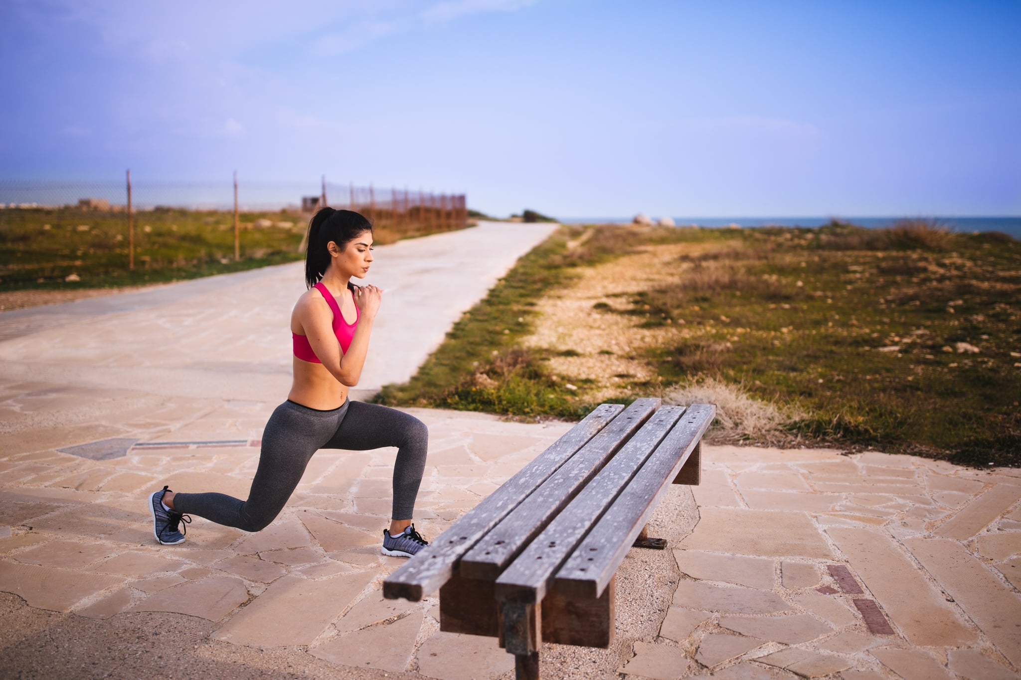 How to Keep Balance During Lunges POPSUGAR Fitness