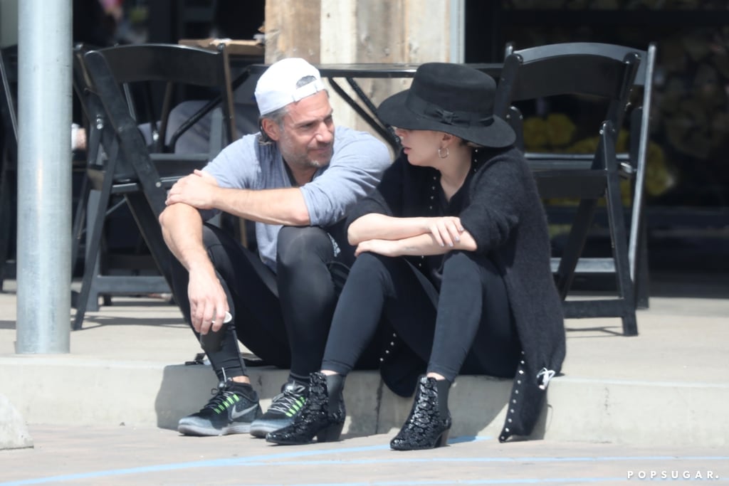 Lady Gaga and Christian Carino Holding Hands March 2018
