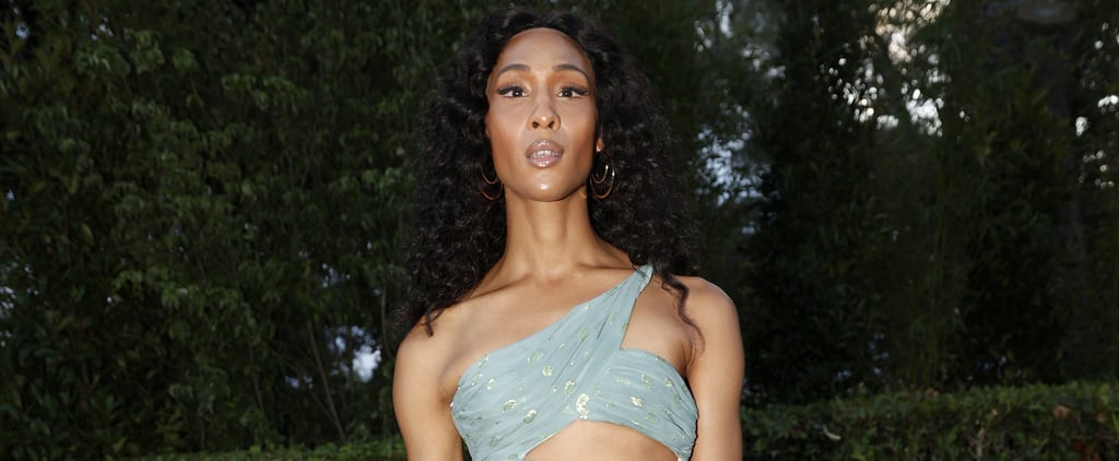 Mj Rodriguez Wears Sexy Etro Gown to Cannes amfAR Gala