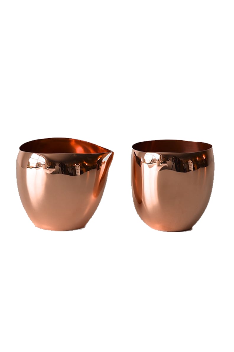 Tina Frey Designs Copper Cream & Sugar Set