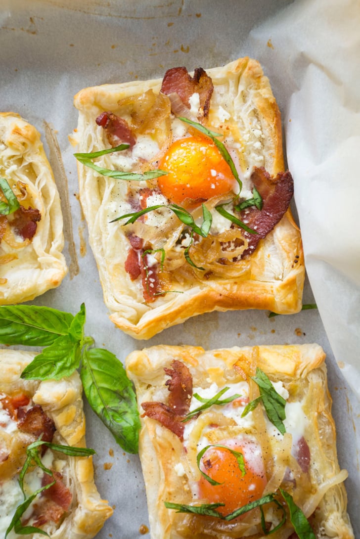 Bacon, Egg, and Goat Cheese Breakfast Pastries