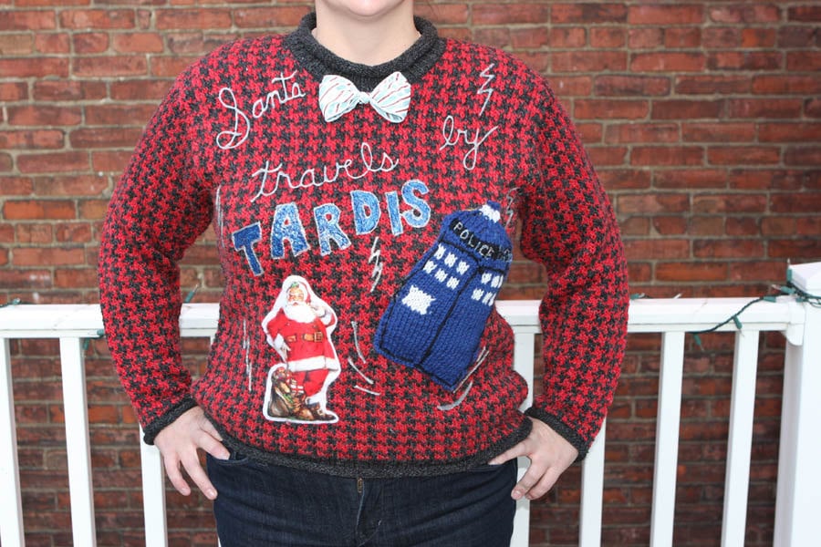 Geeky ugly sweater clearance
