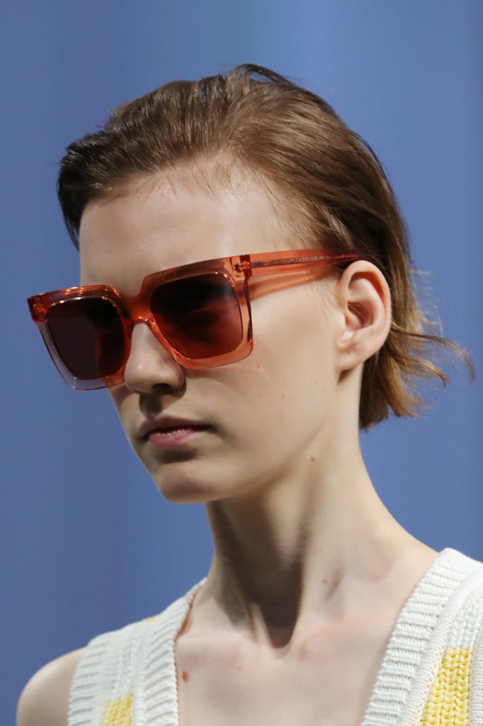 Sunglasses on the Boss Runway at Milan Fashion Week