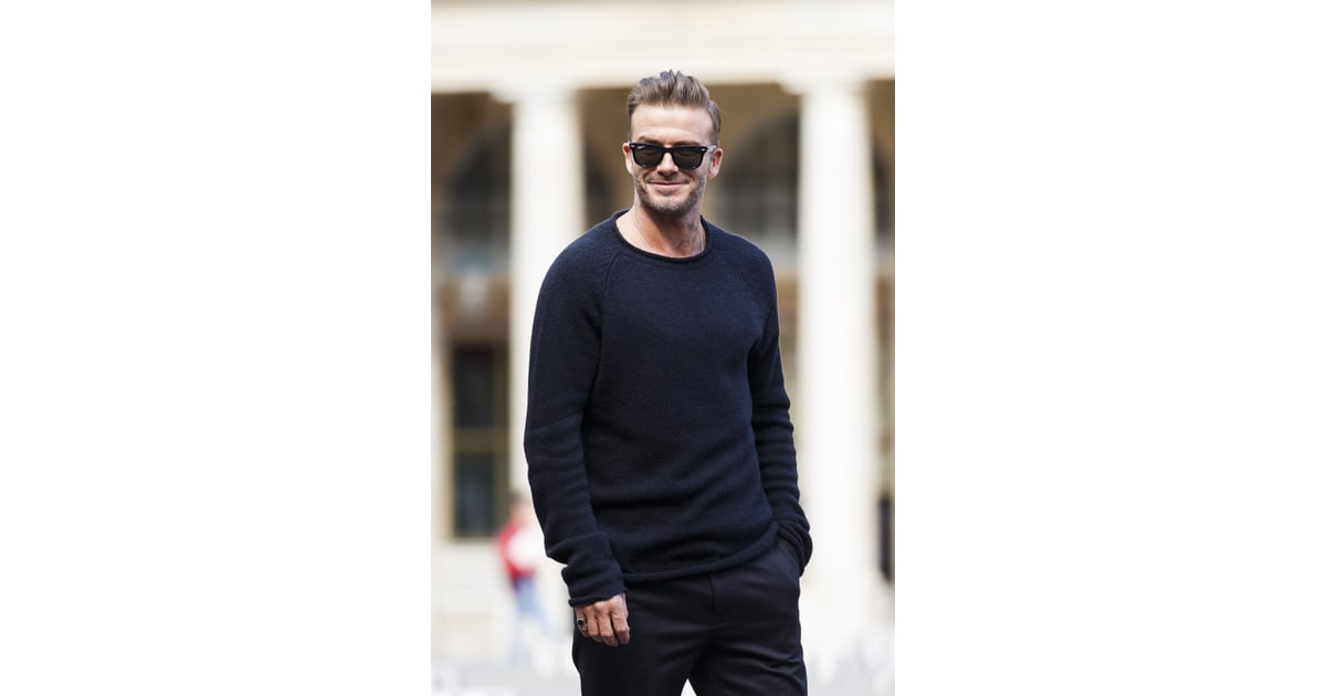 David Beckham at Paris Fashion Week 2016 | POPSUGAR Celebrity Photo 8