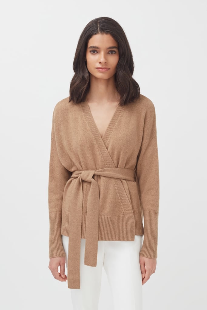 Cuyana Recycled Cashmere Soft Wrap Sweater
