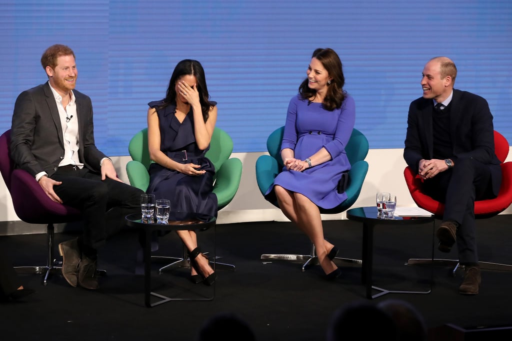 Harry, Meghan, William, & Kate at the Royal Foundation Forum