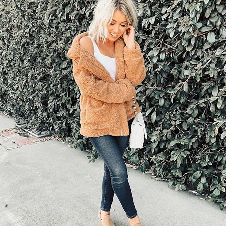 Popsugar deals teddy coat