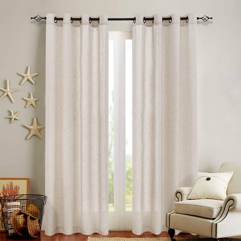 Jinchan Linen Textured Curtains