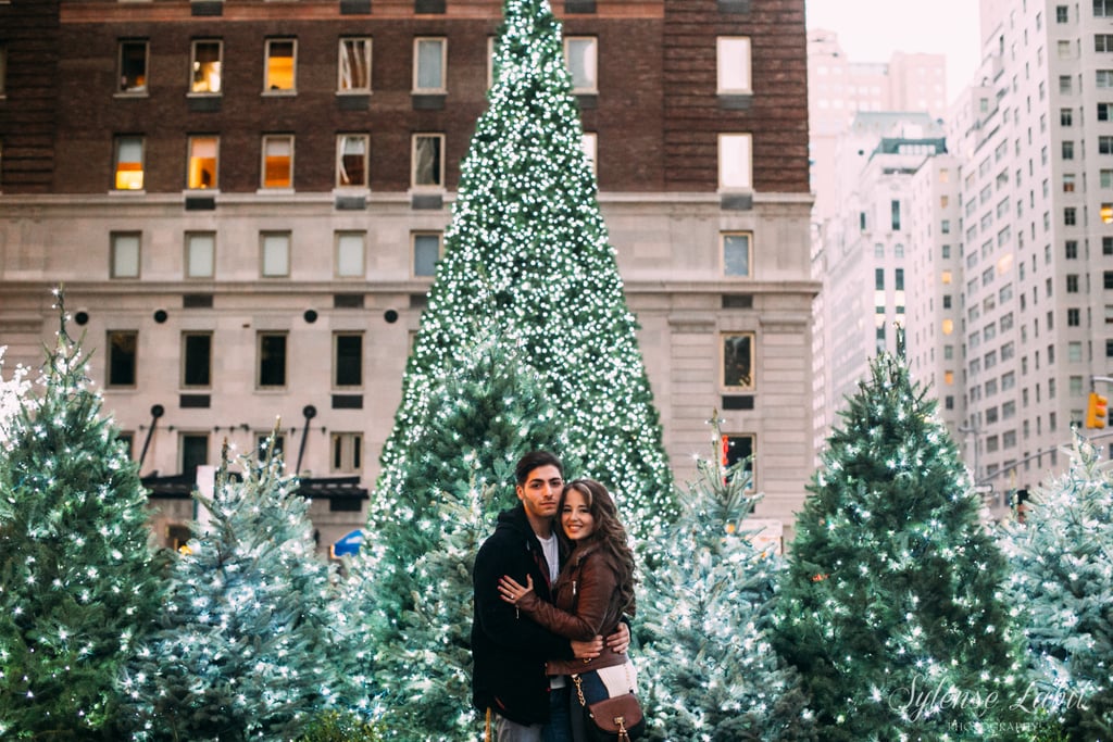 Christmas Engagement Photos in New York