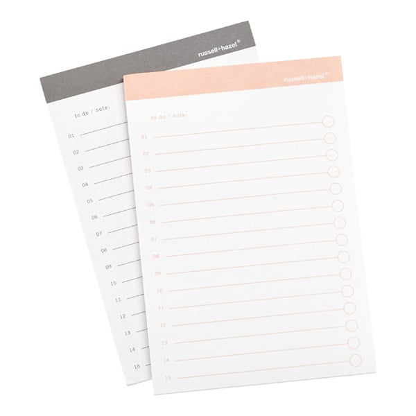 An Analogue To-Do List: Russell + Hazel To Do Adhesive Notes