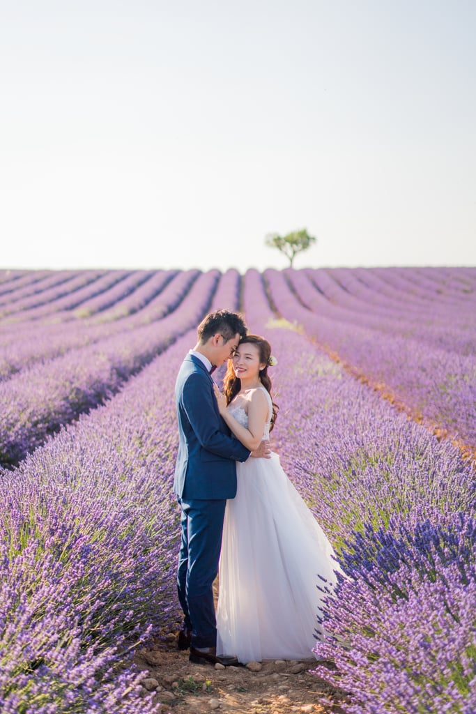 Engagement Shoot in Lavender Fields of Provence, France