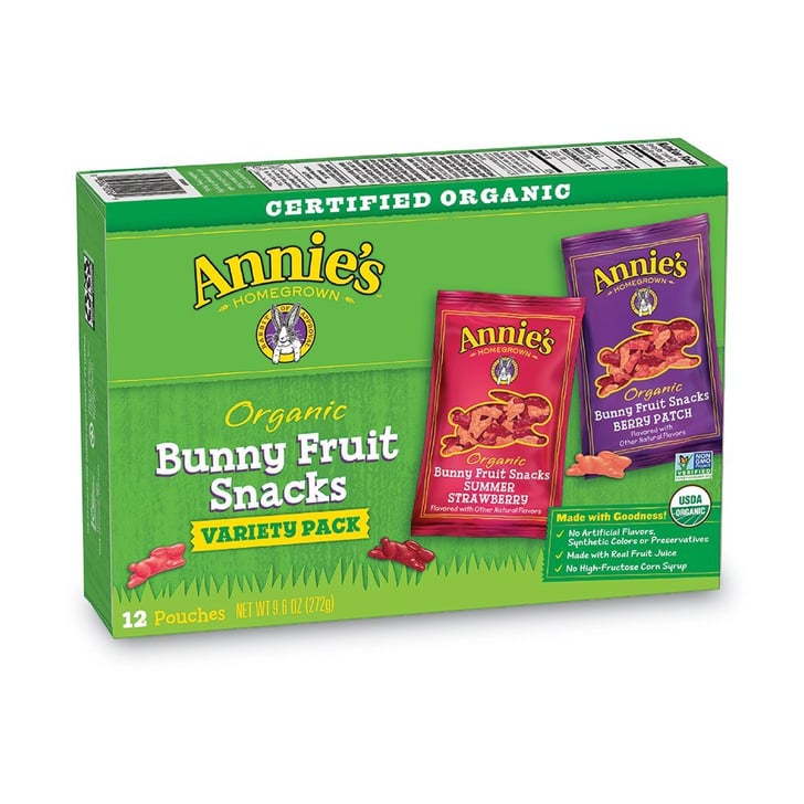 Annie's Organic Bunny Fruit Snacks Best Healthy Snacks on Amazon