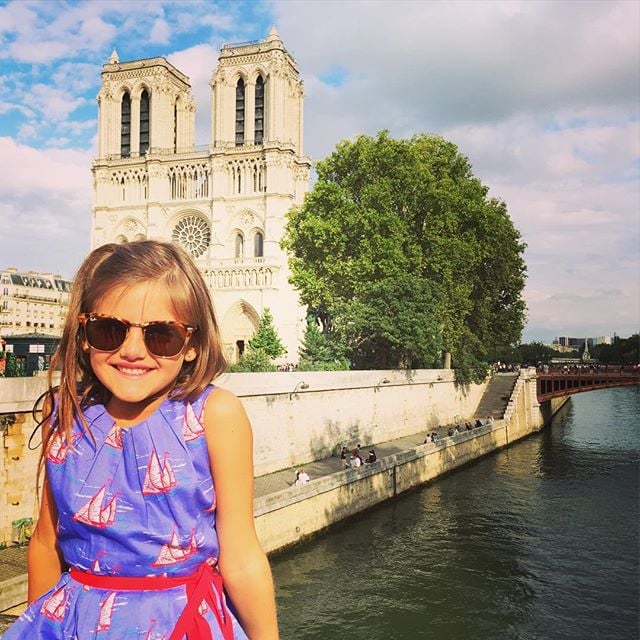 Alessandra Ambrosio Family Vacation in Paris