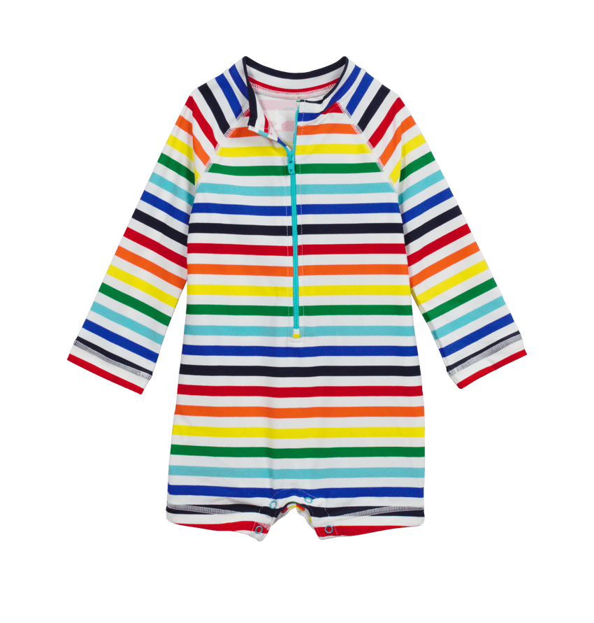 Primary The Baby Rainbow One Piece Rash Guard Cute Rash Guards For