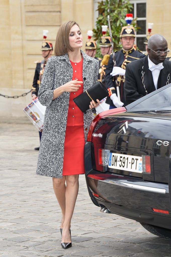 Queen Letizia of Spain Style in France