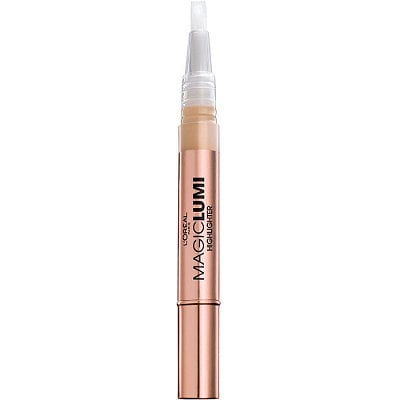 Looking for one product that brightens, contours, and conceals? Meet L'Oréal Studio Secrets Magic Lumi Highlighter ($13). This highlighting pen can be used to lighten up dark circles and create a youthful glow at the same time — dab in the inner eye corner or down the nose bridge.