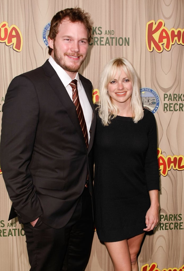 Chris Pratt and Anna Faris in 2009