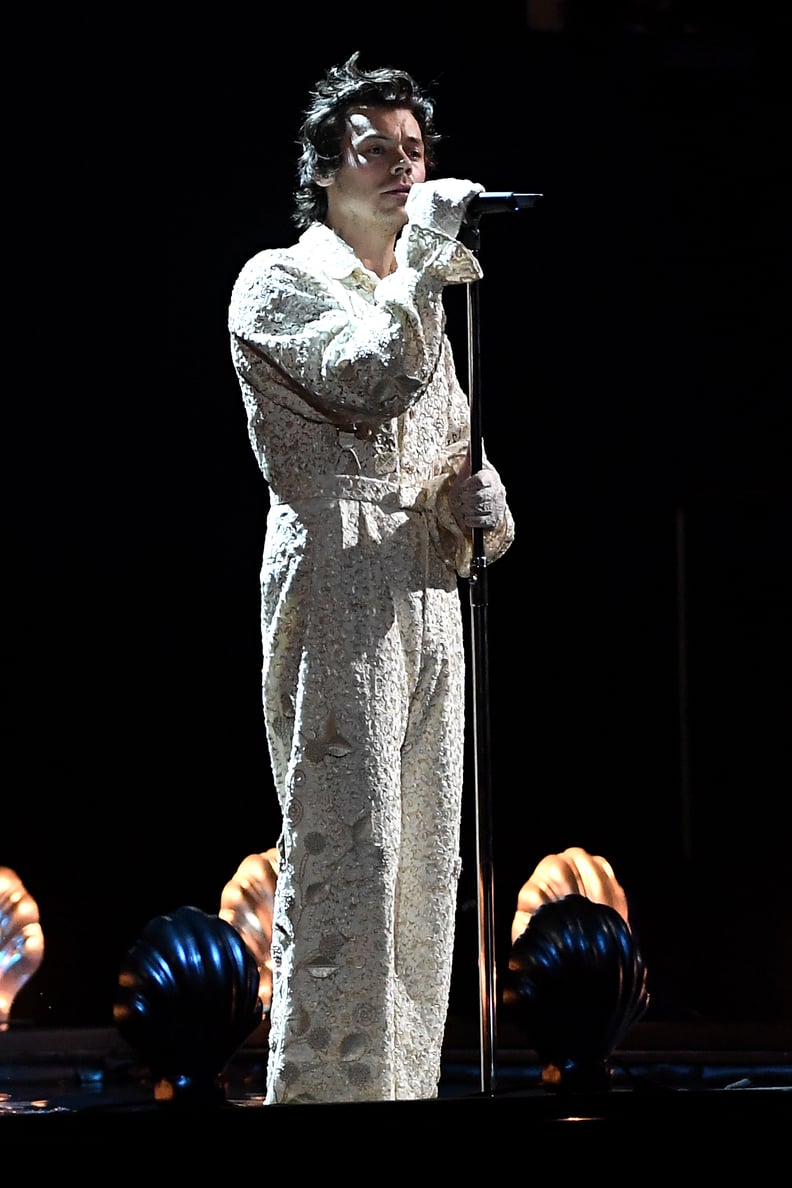Harry Styles Performing at the 2020 BRIT Awards