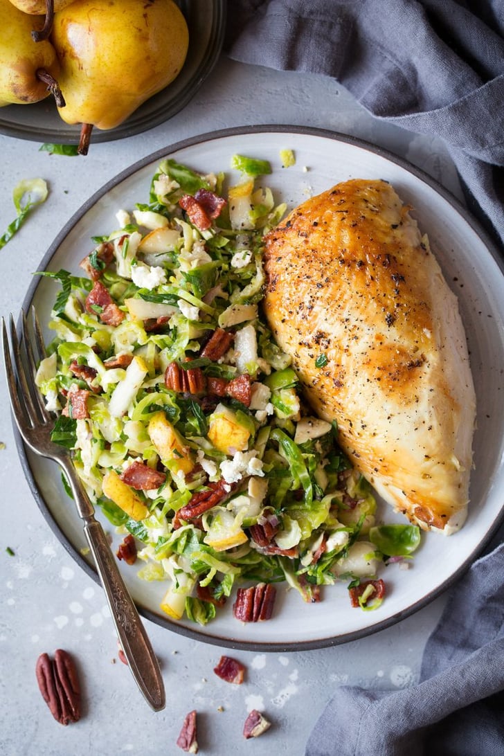 Pear, Bacon and Brussels Sprout Salad | Best Healthy Brussels Sprouts ...