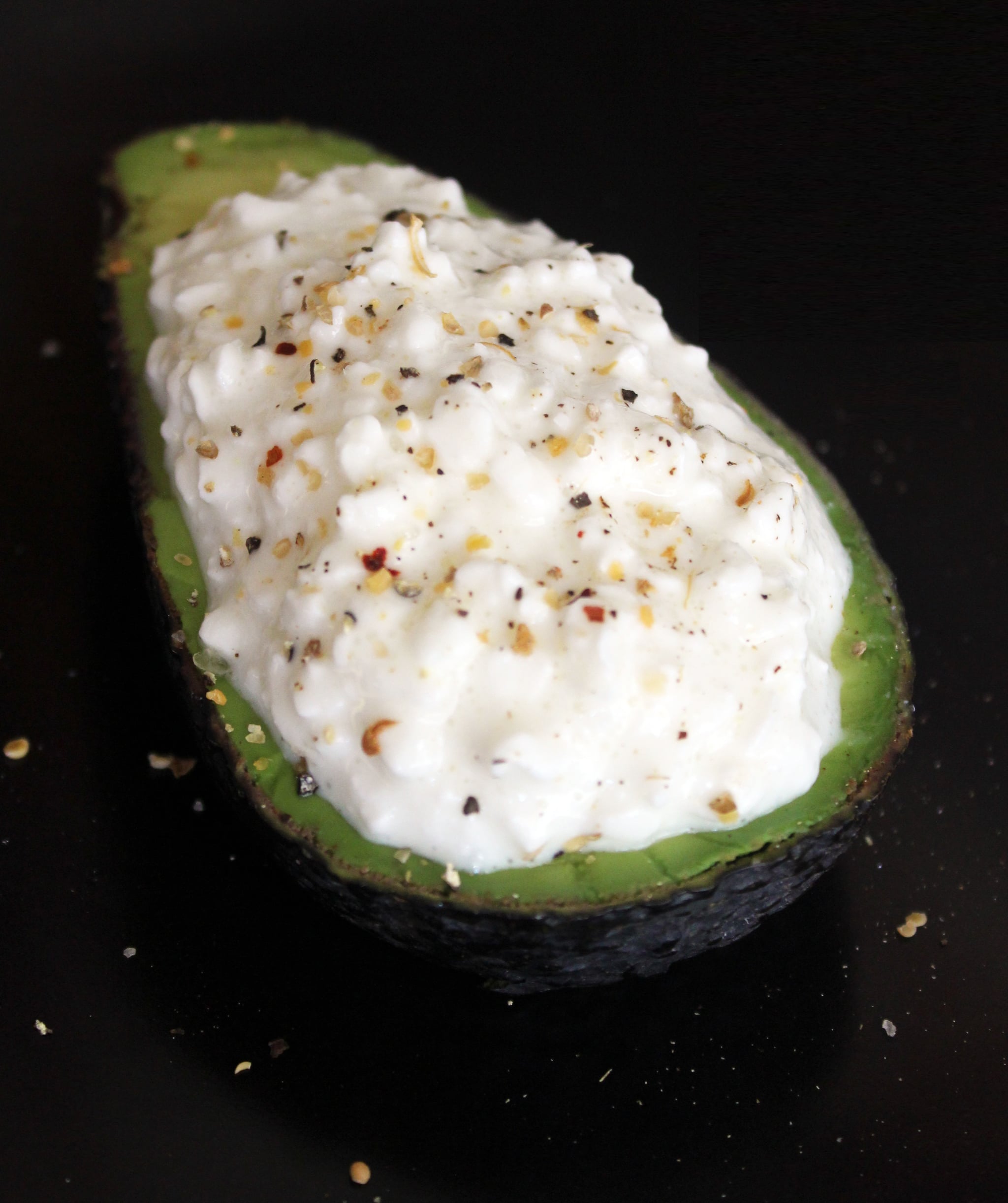 Avocado And Cottage Cheese Snack Popsugar Fitness