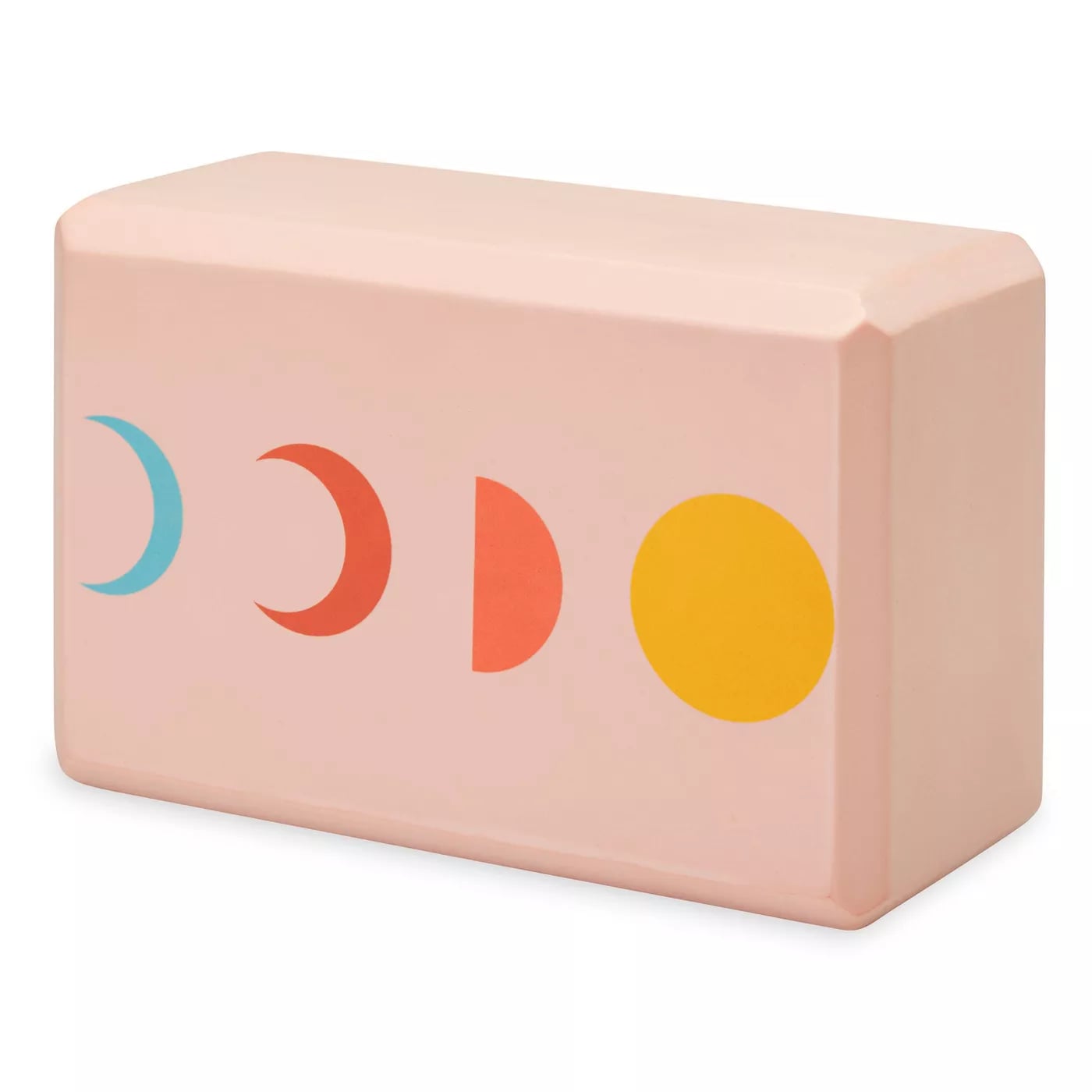 Cushioned Yoga Block: POPSUGAR Yoga Block - Pink Moon Phases