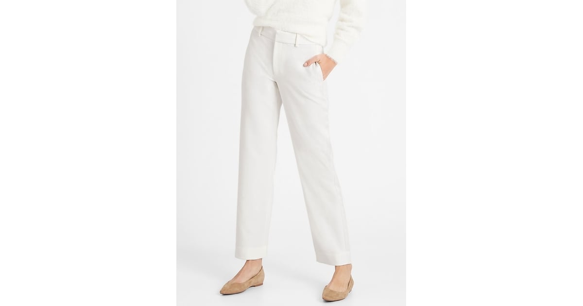 high rise tuxedo pants