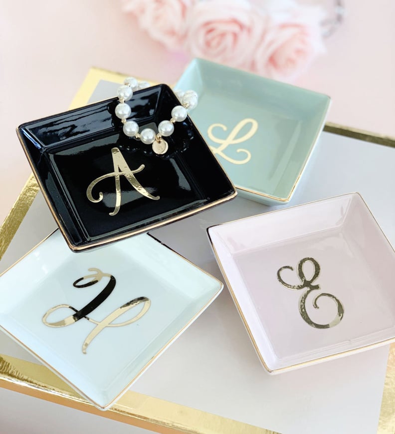 A Cute Vanity Moment: Personalized Jewelry Dish