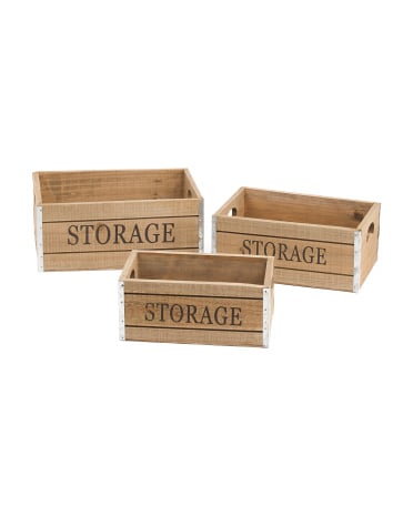 crate storage bins