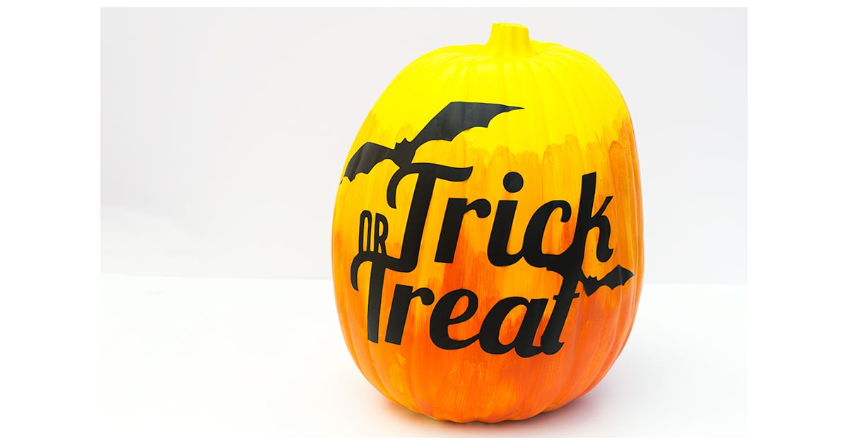 Trick or Treat Pumpkin Cool Painted Pumpkins POPSUGAR Home Photo 5
