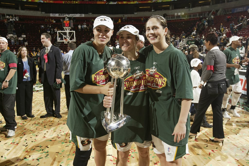 Sue Bird After Winning the 2004 WNBA Finals With Seattle Storm