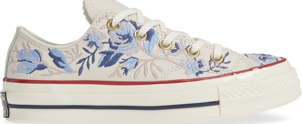 Converse Released a New Line of Floral Sneakers With a Luxe, Handmade Look