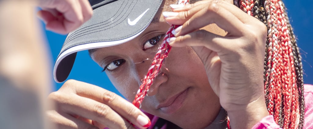 With New Red Braids, Naomi Osaka Is Really Ready to Represent Japan at the Olympics