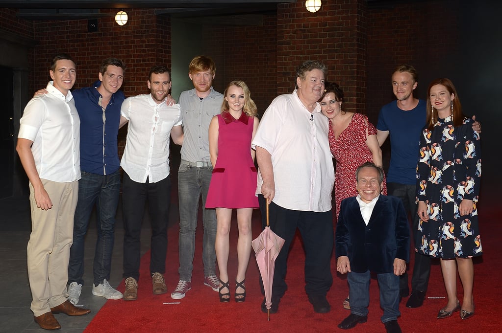 Harry Potter cast members reunited for the opening of The Wizarding World of Harry Potter's Diagon Alley ride. We were there for the action, so check out some of our behind-the-scenes snaps on Instagram!