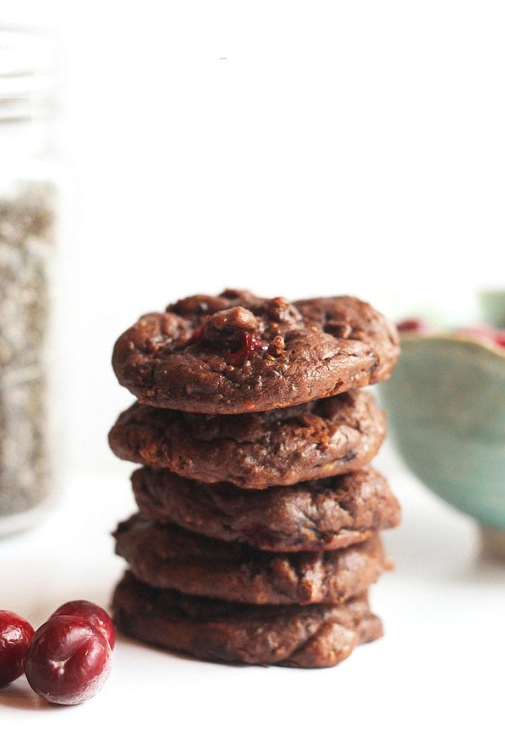 Cranberry Chocolate Chia Cookies